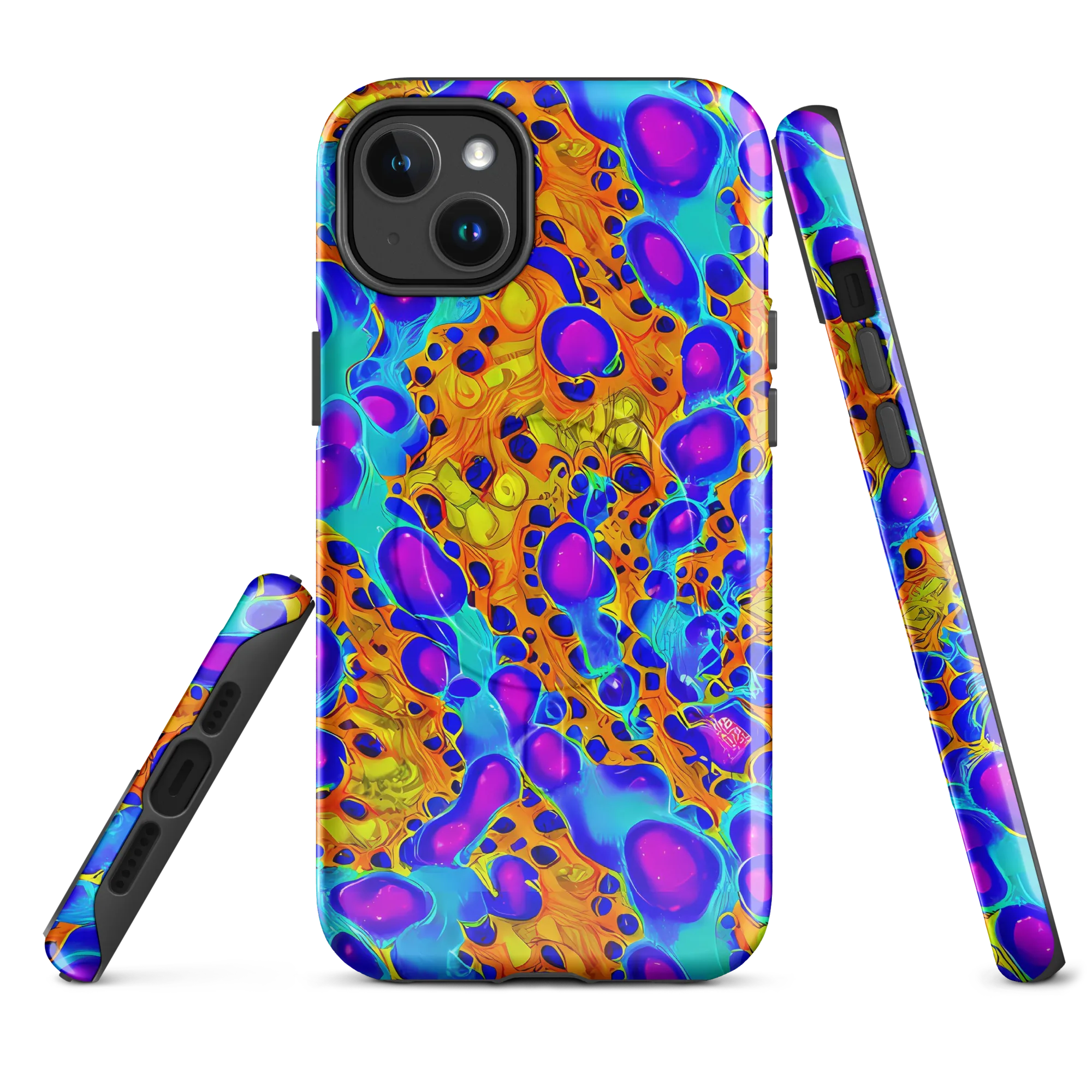 Bubble Reactor on MagSafe Tough Case for iPhone® — Front