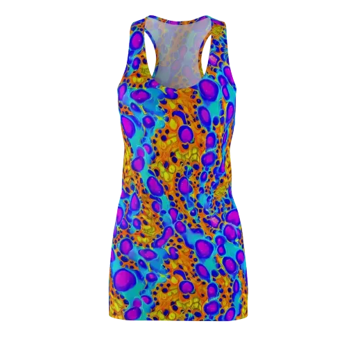 Bubble Reactor on a Racerback Dress