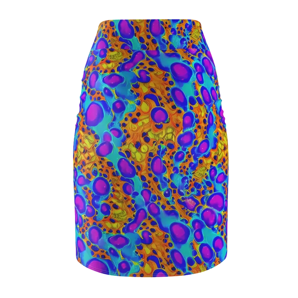 Bubble Reactor on Pencil Skirt — Back