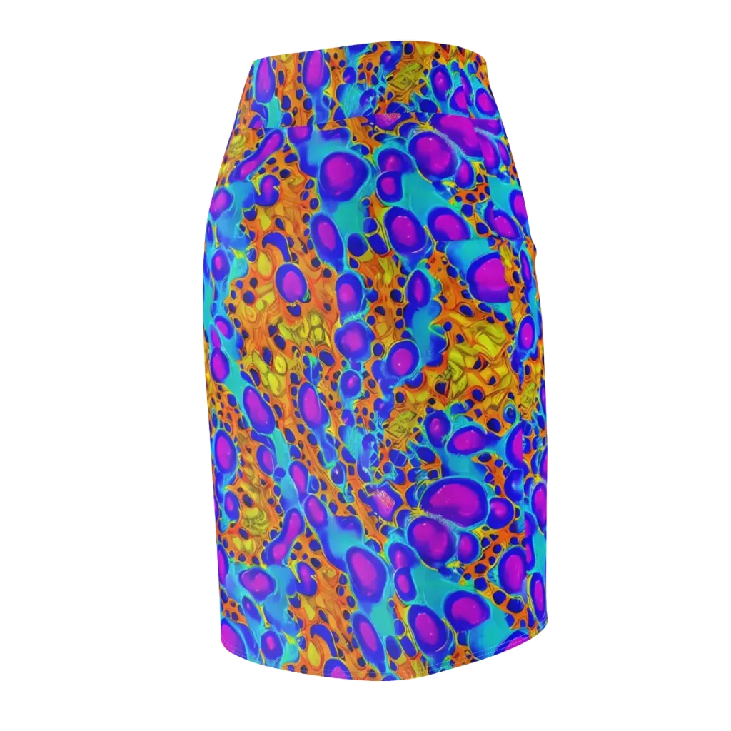 Bubble Reactor on Pencil Skirt — Back Side
