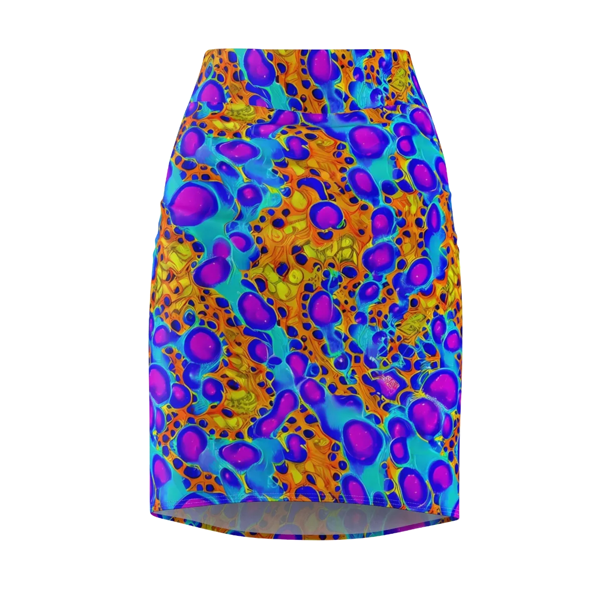 Bubble Reactor on Pencil Skirt — Front