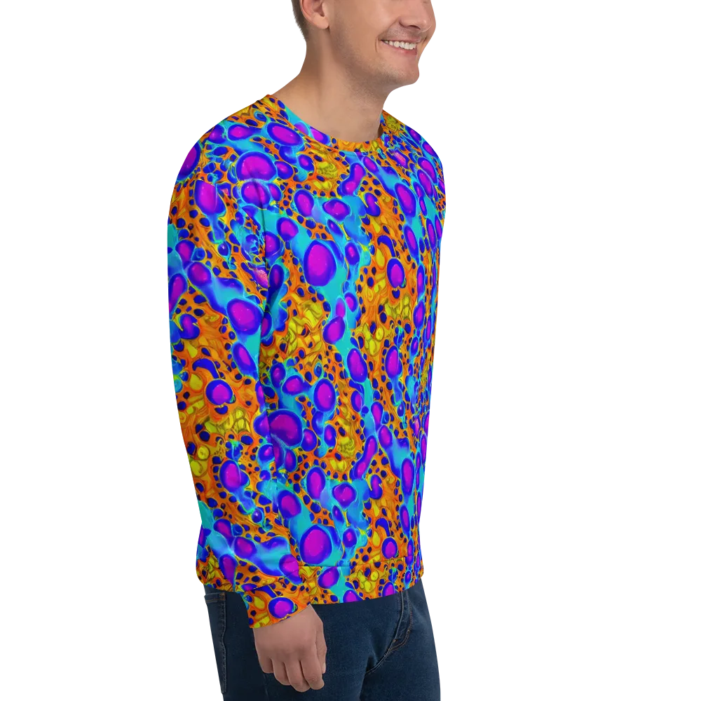 Bubble Reactor on Sweatshirt — Right Front