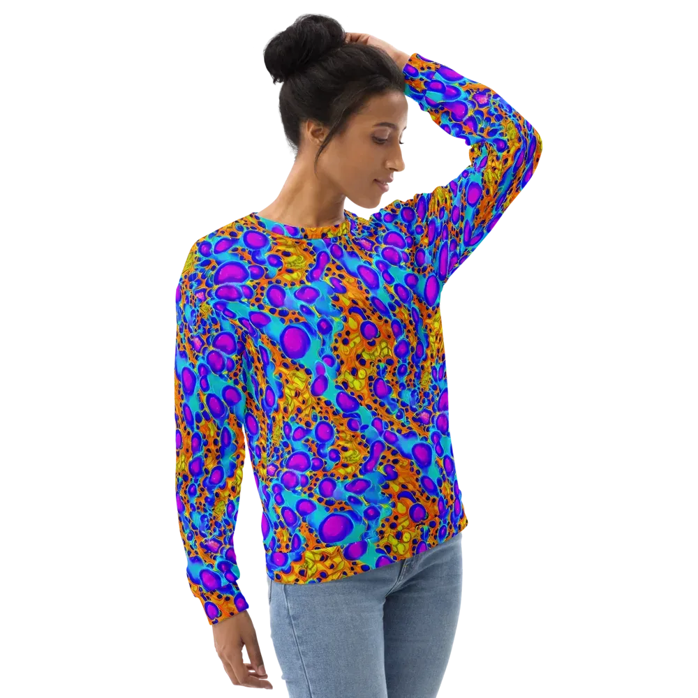 Bubble Reactor on Sweatshirt — Right Front