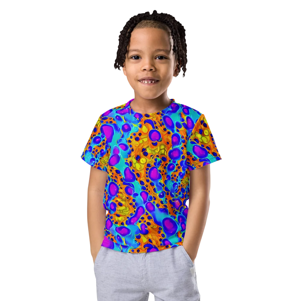 Bubble Reactor on Kids Crew Neck T-Shirt — Front
