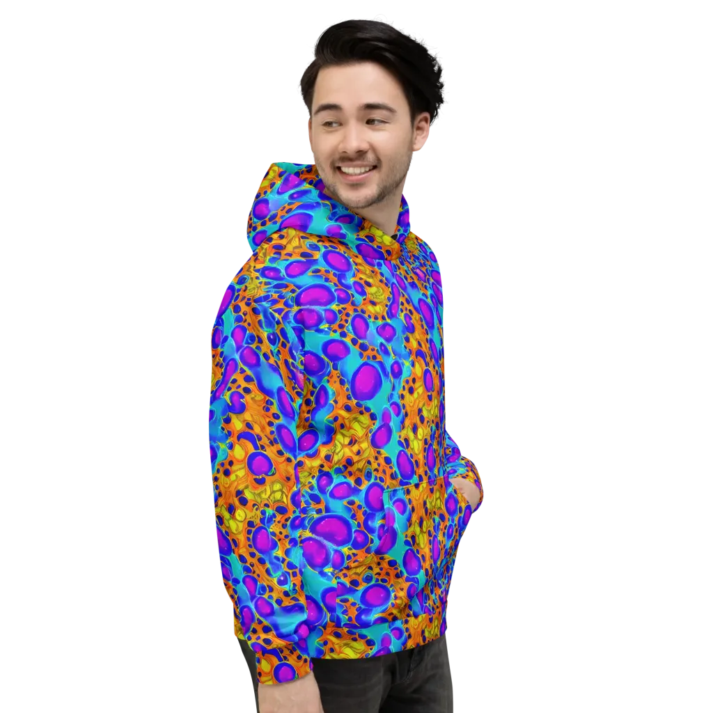 Bubble Reactor on Hoodie — Right