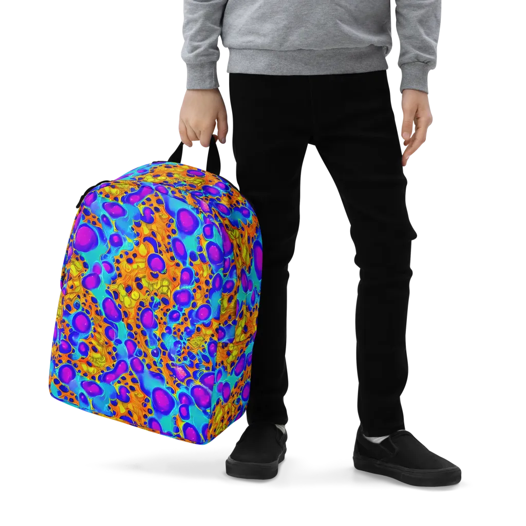 Bubble Reactor on Minimalist Backpack — Zoomed-in