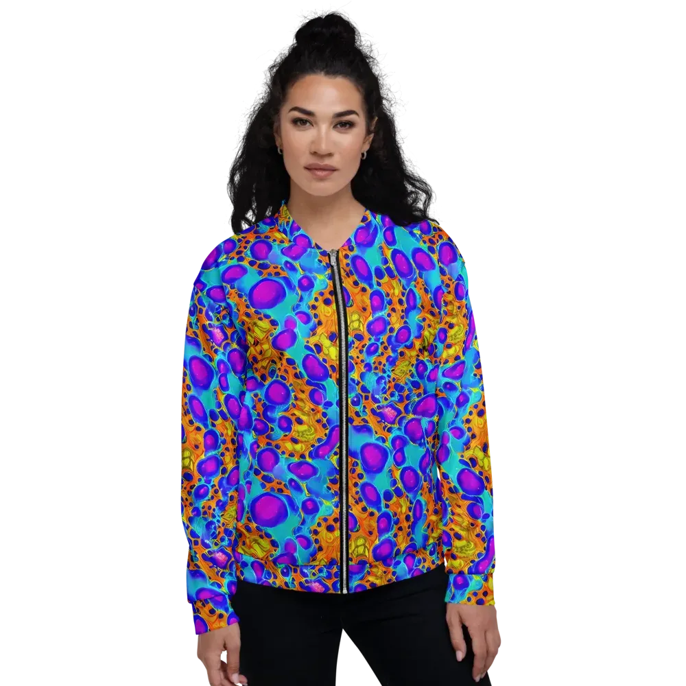 Bubble Reactor on Bomber Jacket — Front