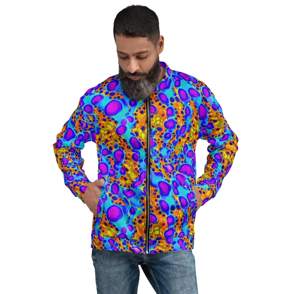 Bubble Reactor on Bomber Jacket — Front