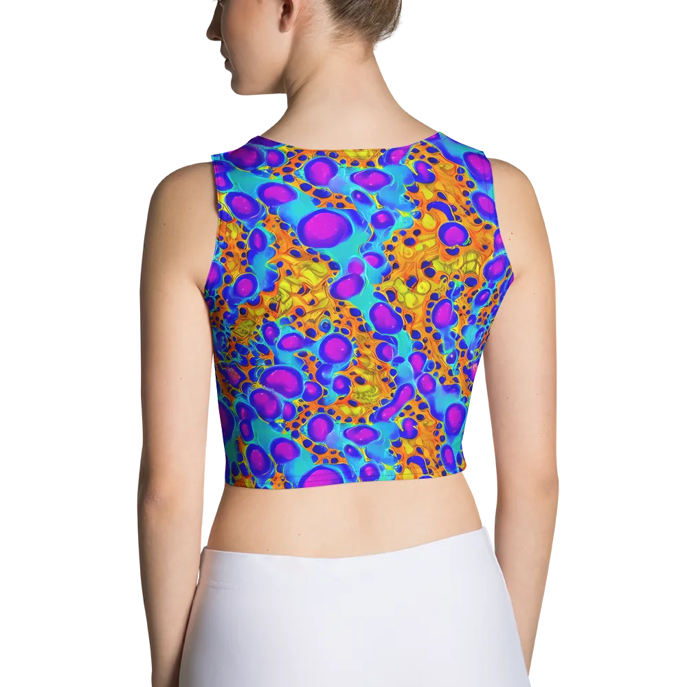 Bubble Reactor on Crop Top — Back