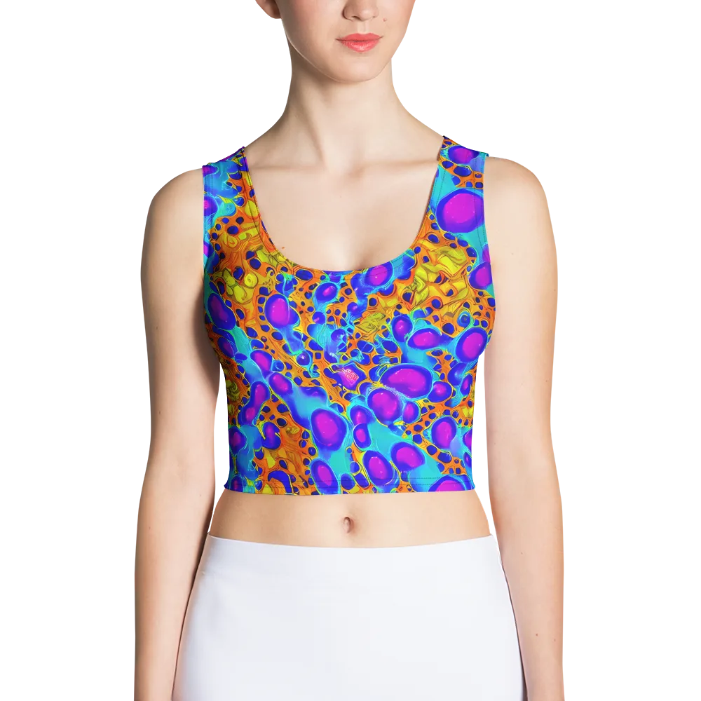 Bubble Reactor on Crop Top — Front