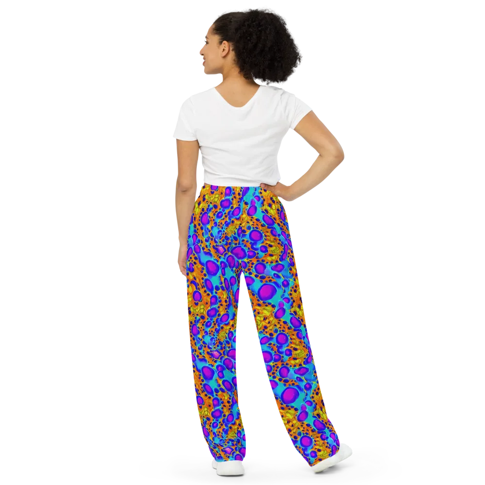 Bubble Reactor on Wide-Leg Pants — Back