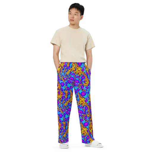 Bubble Reactor on a Wide-Leg Pants