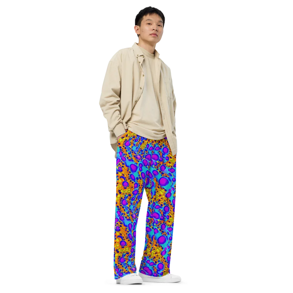 Bubble Reactor on Wide-Leg Pants — Right Front