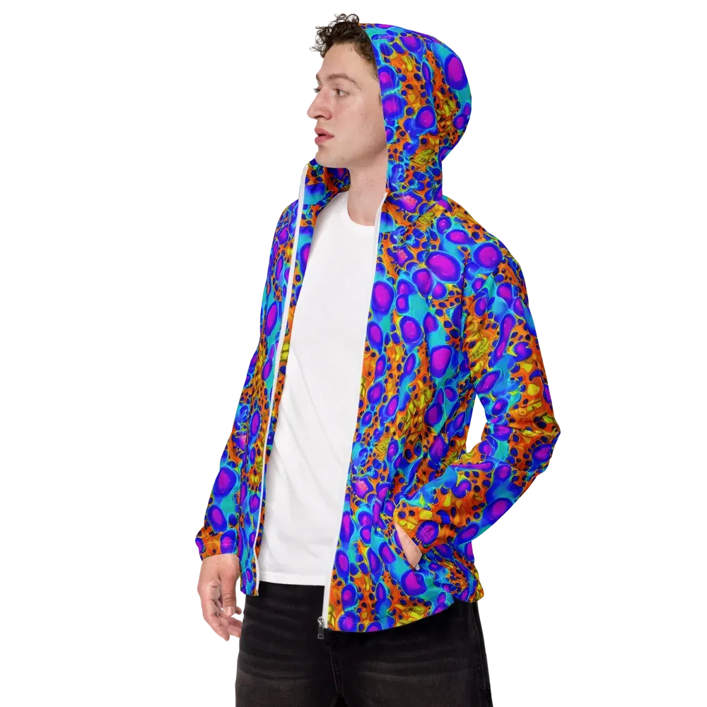 Bubble Reactor on Men's Windbreaker — Left Front