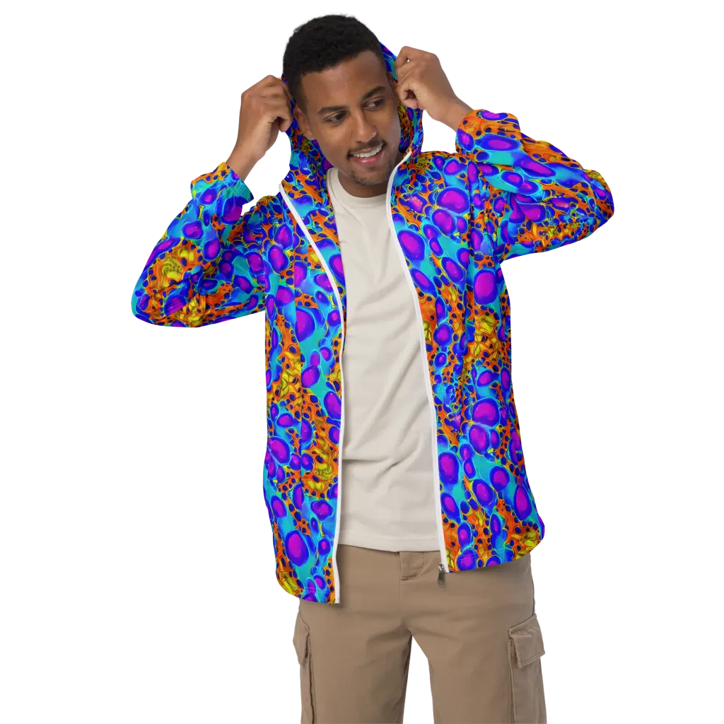 Bubble Reactor on Men's Windbreaker — Front