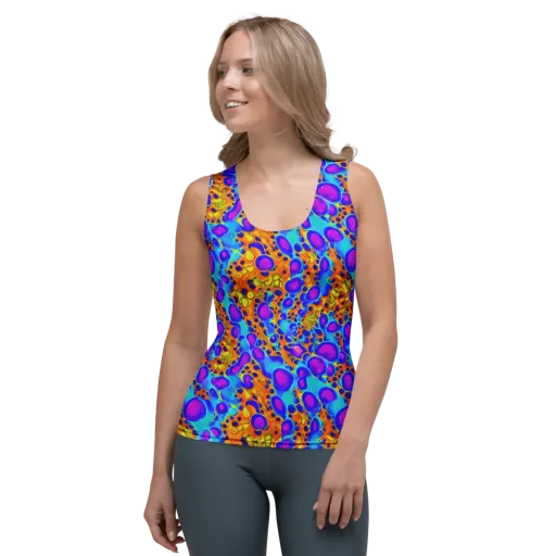 Bubble Reactor on a Women's Tank Top