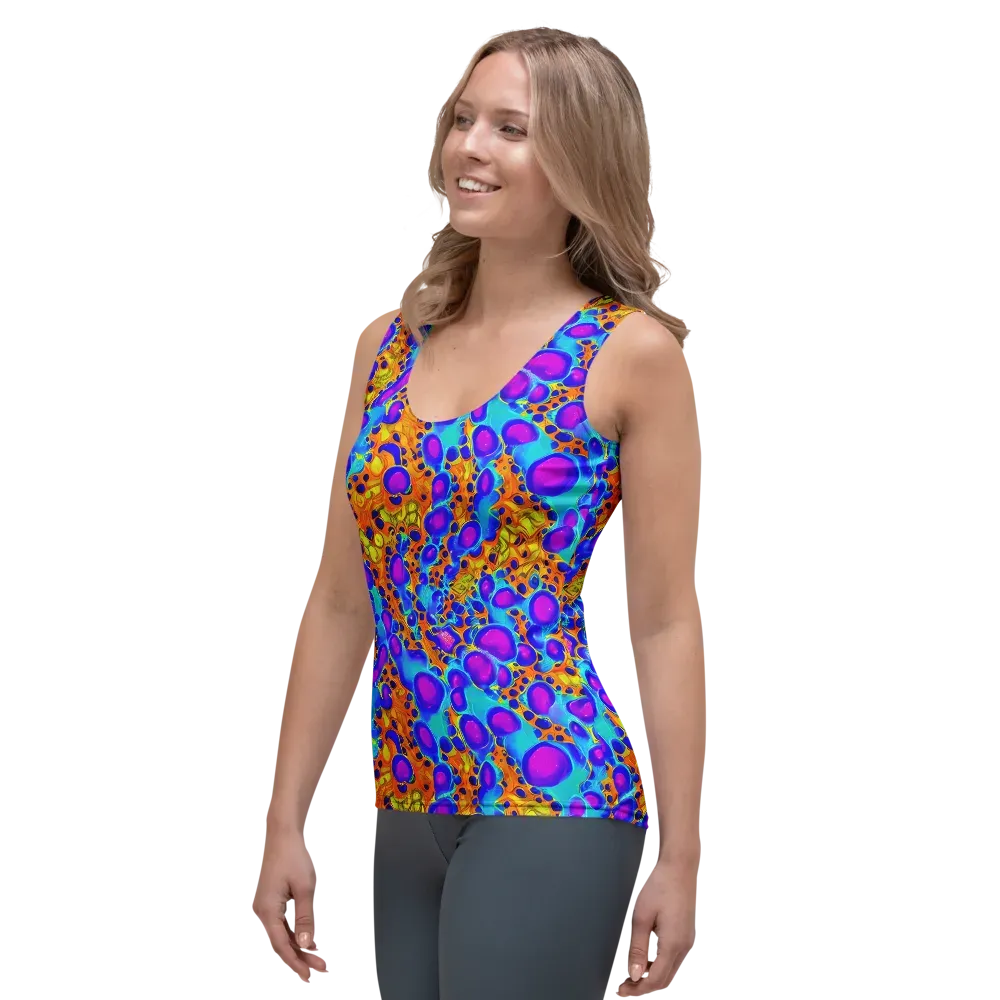 Bubble Reactor on Women's Tank Top — Left Front