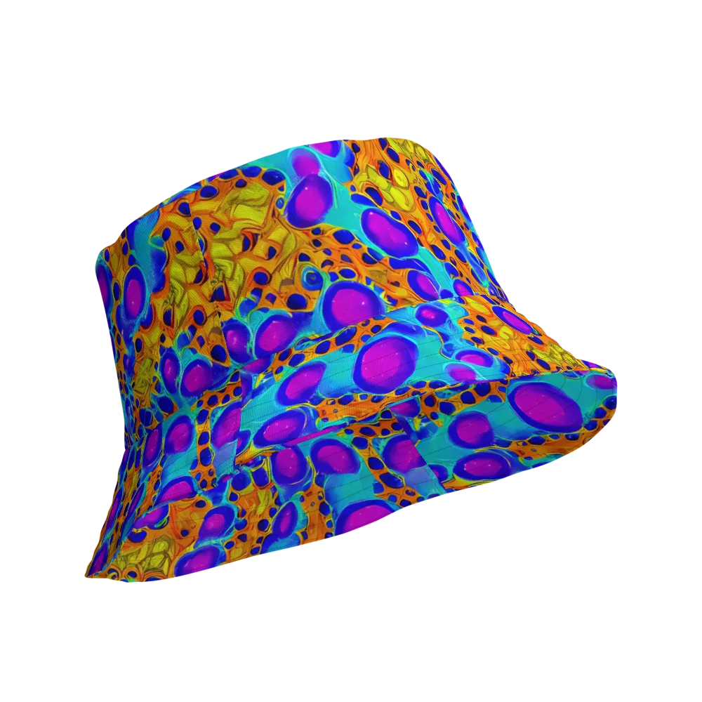 Bubble Reactor on Reversible Bucket Hat — Product details Outside