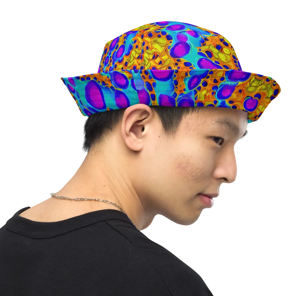 Bubble Reactor on Reversible Bucket Hat — Right Outside