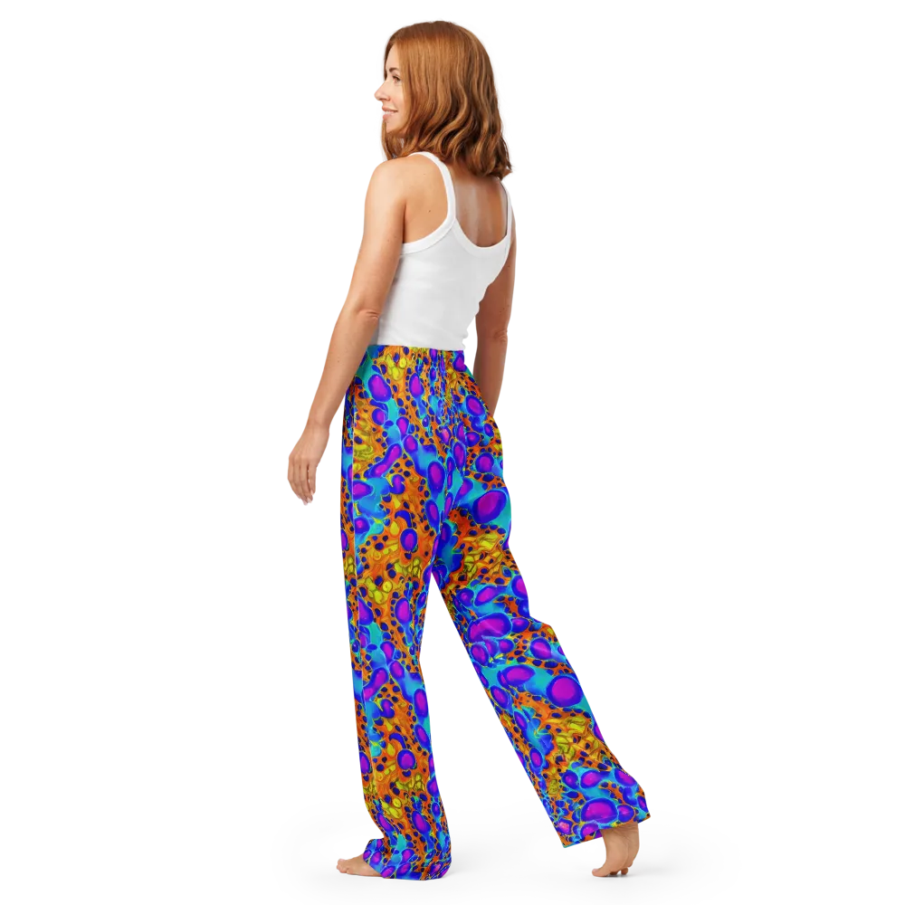 Bubble Reactor on Women's Pajama Pants — Back