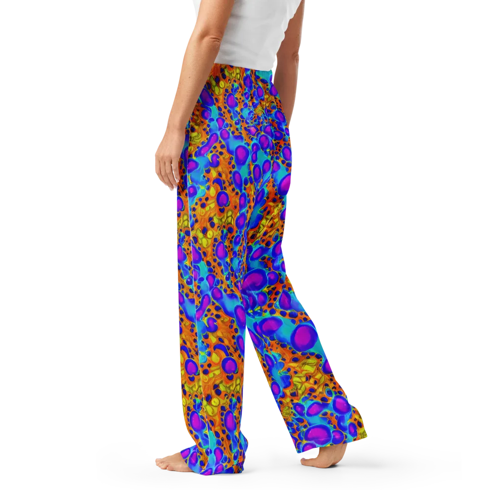Bubble Reactor on Women's Pajama Pants — Left