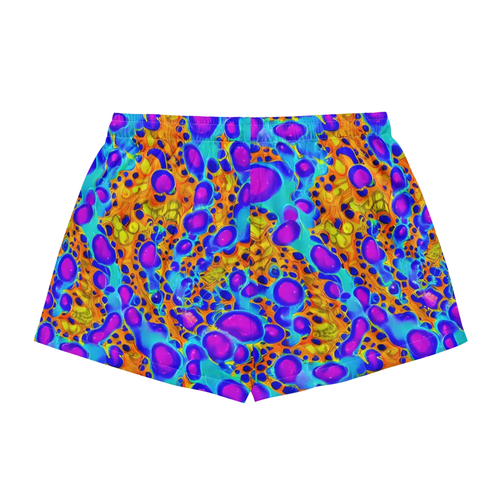 Bubble Reactor on Women's Pajama Shorts — Back