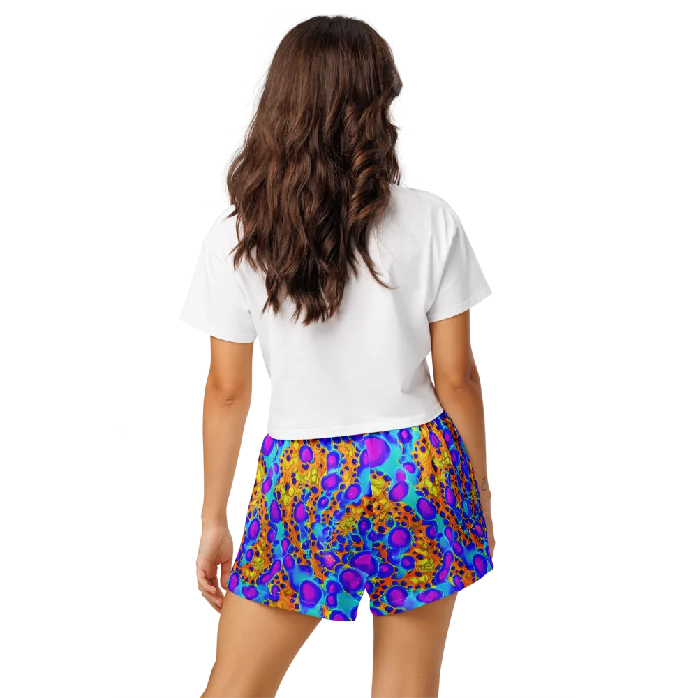 Bubble Reactor on Women's Pajama Shorts — Back