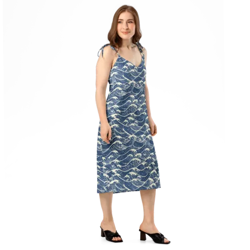 Ukiyo Wave on a Slip Dress