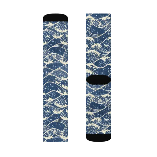 Ukiyo Wave on a Socks