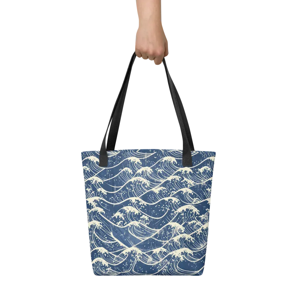 Ukiyo Wave on Tote Bag — Front