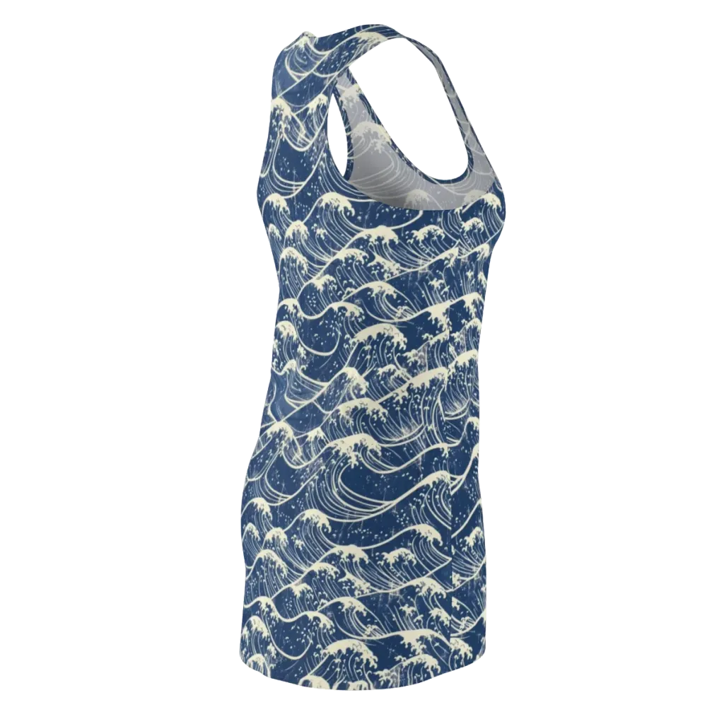 Ukiyo Wave on Racerback Dress — Back Side