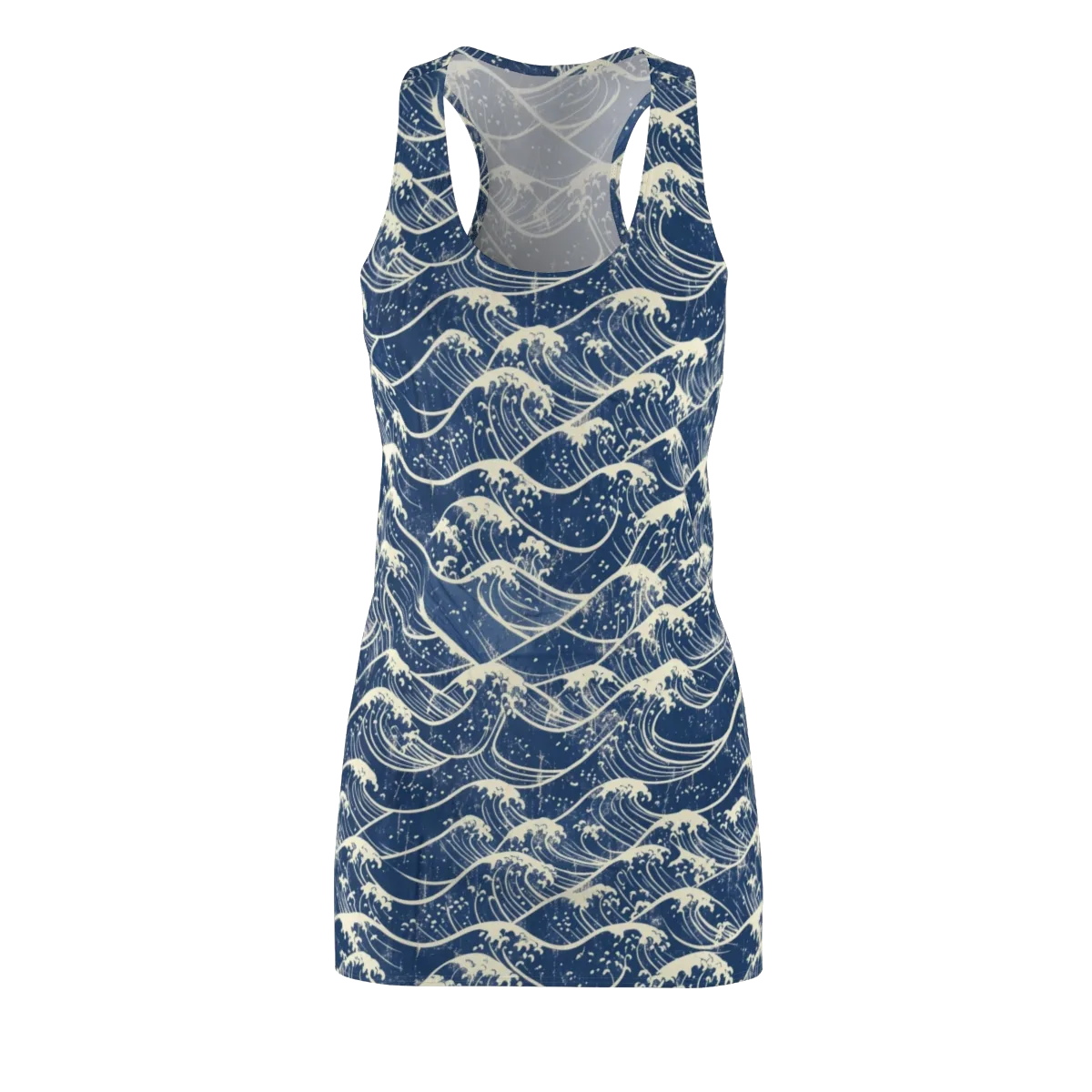 Ukiyo Wave on Racerback Dress — Front