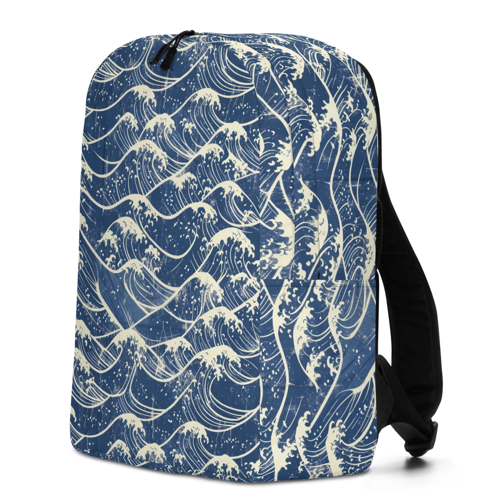 Ukiyo Wave on Minimalist Backpack — Left