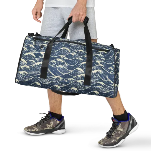 Ukiyo Wave on a Duffle Bag