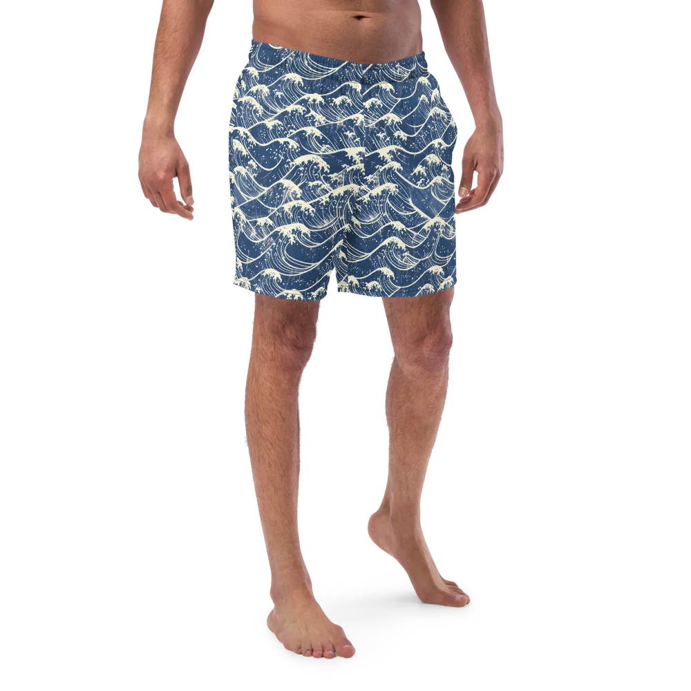 Ukiyo Wave on Swim Trunks — Front