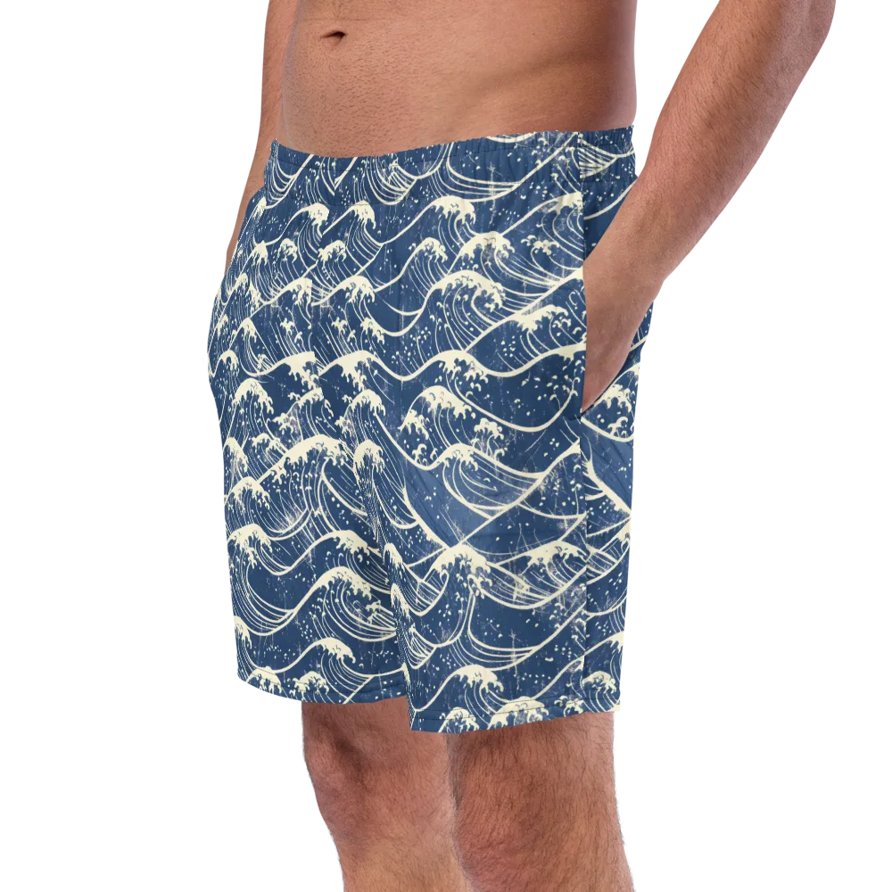 Ukiyo Wave on Swim Trunks — Left Front