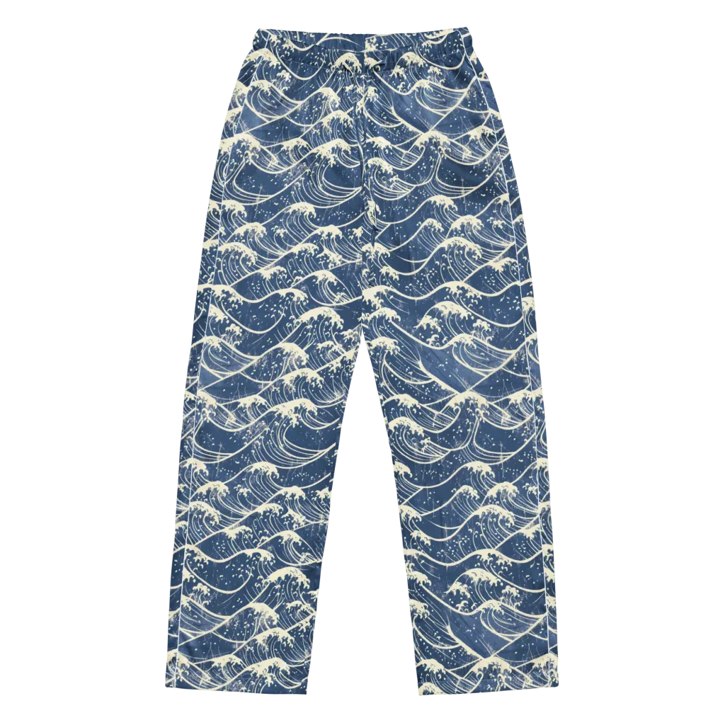Ukiyo Wave on Women's Pajama Pants — Front