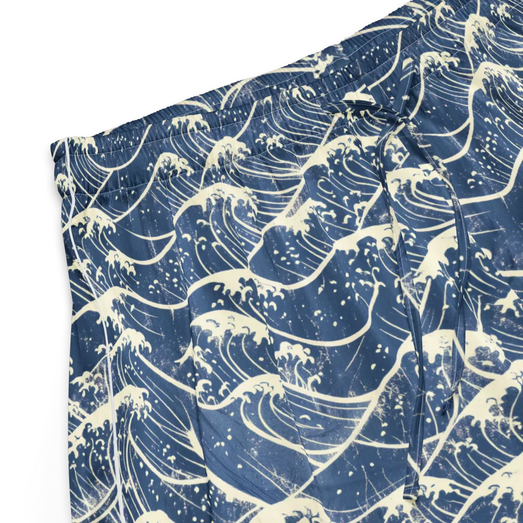Ukiyo Wave on Women's Pajama Shorts — Product details