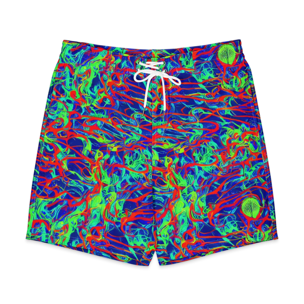 Sonic Fluorescence on Men's Board Shorts — Front