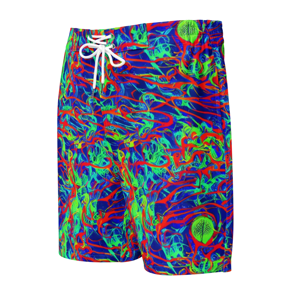 Sonic Fluorescence on Men's Board Shorts — Front