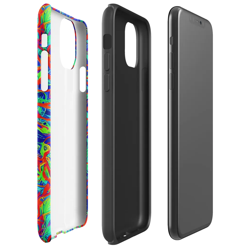 Sonic Fluorescence on Tough Case for iPhone® — Right