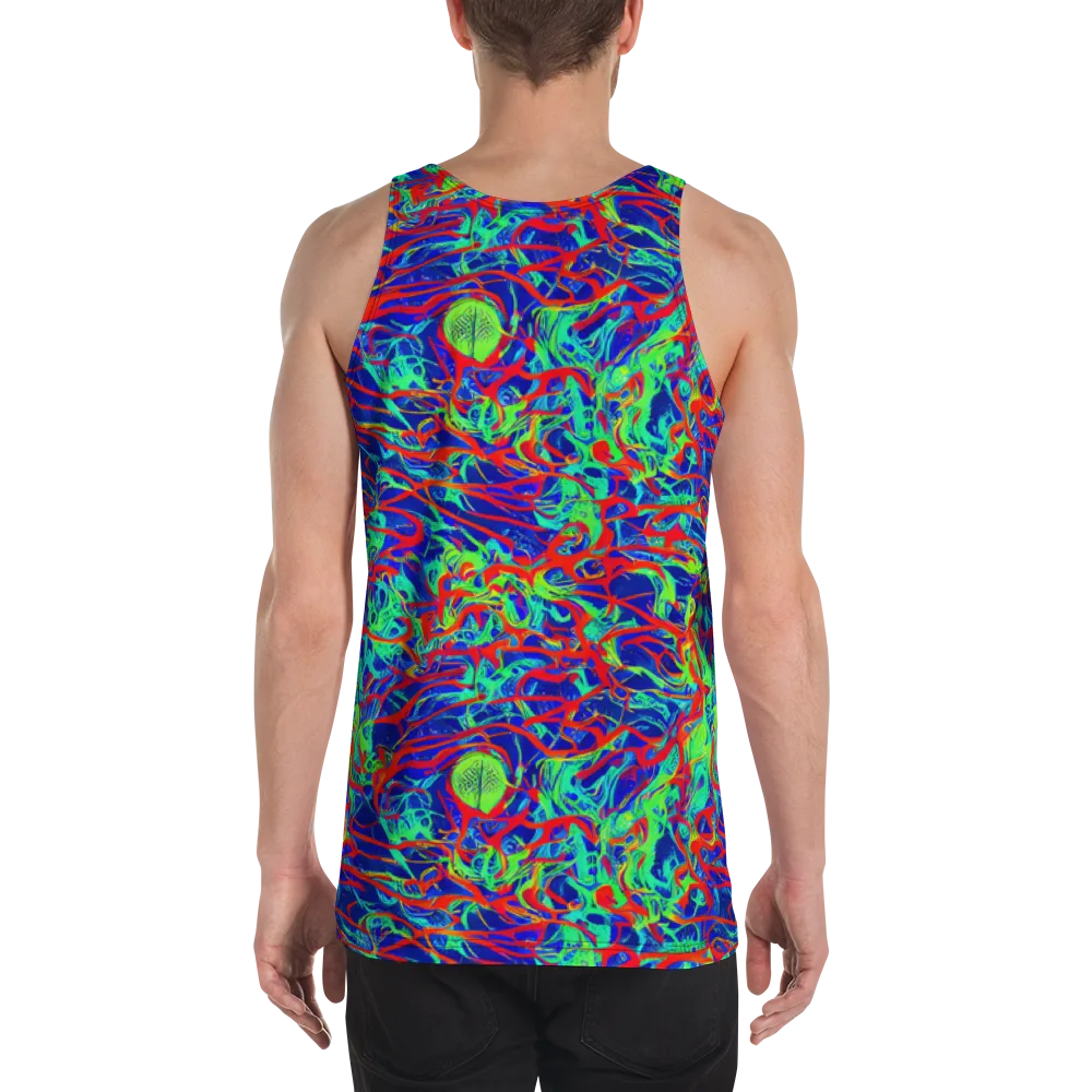 Sonic Fluorescence on Men's Tank Top — Back