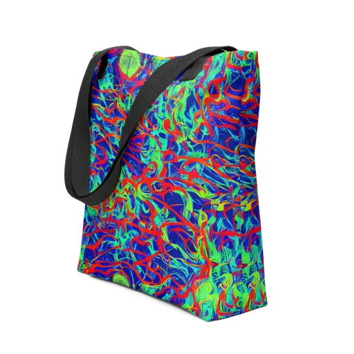 Sonic Fluorescence on a Tote Bag