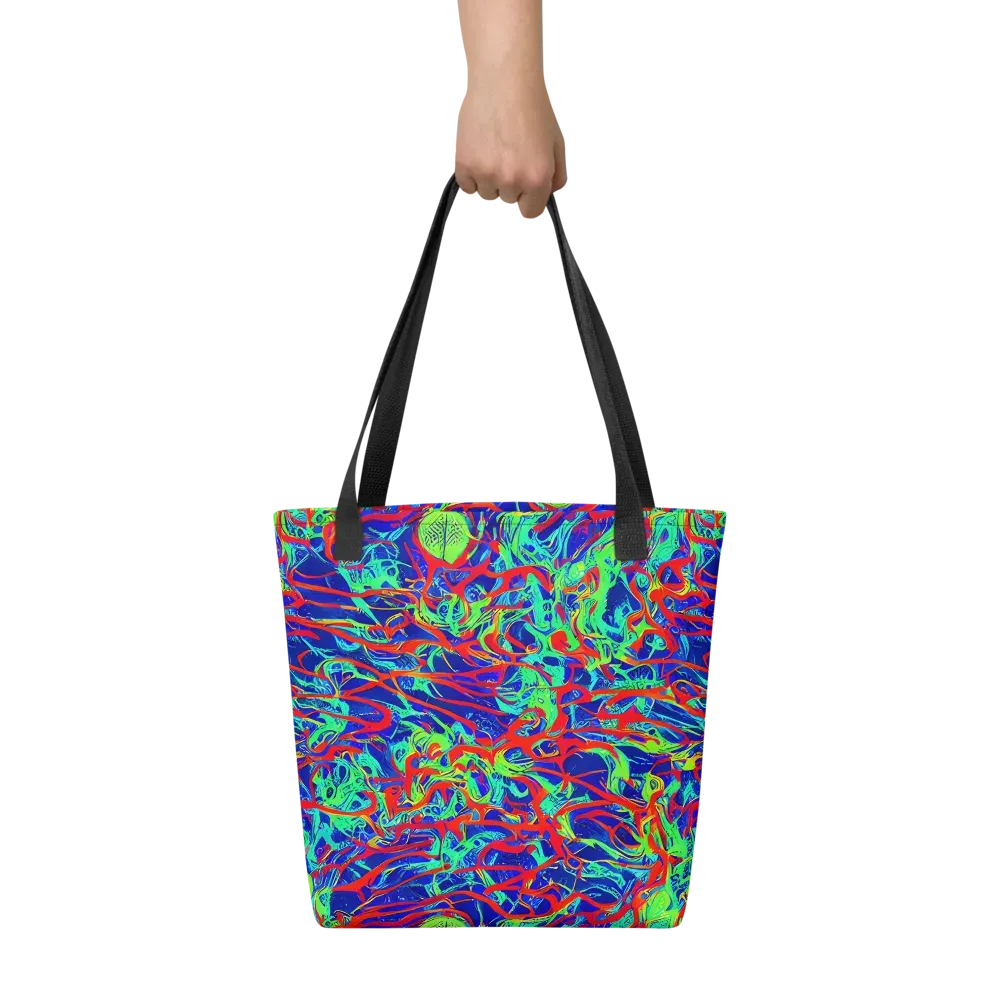 Sonic Fluorescence on Tote Bag — Front