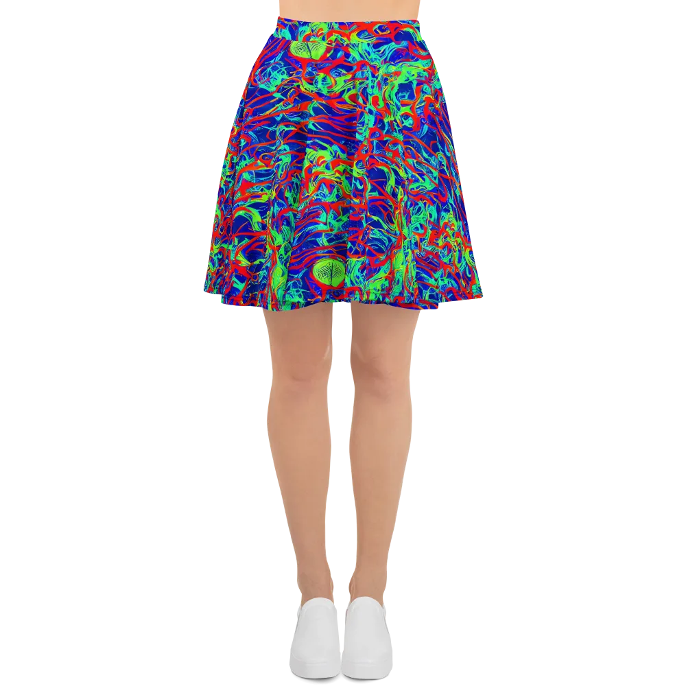 Sonic Fluorescence on Skater Skirt — Front
