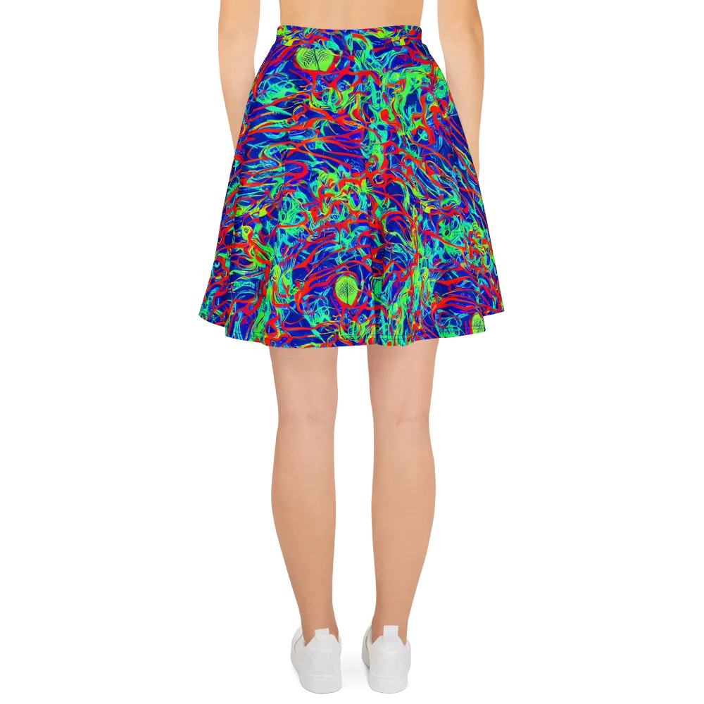 Sonic Fluorescence on Skater Skirt — Back