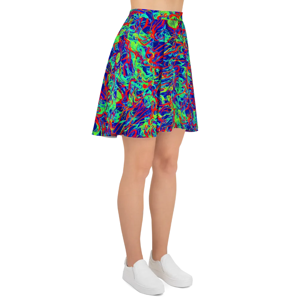 Sonic Fluorescence on Skater Skirt — Right