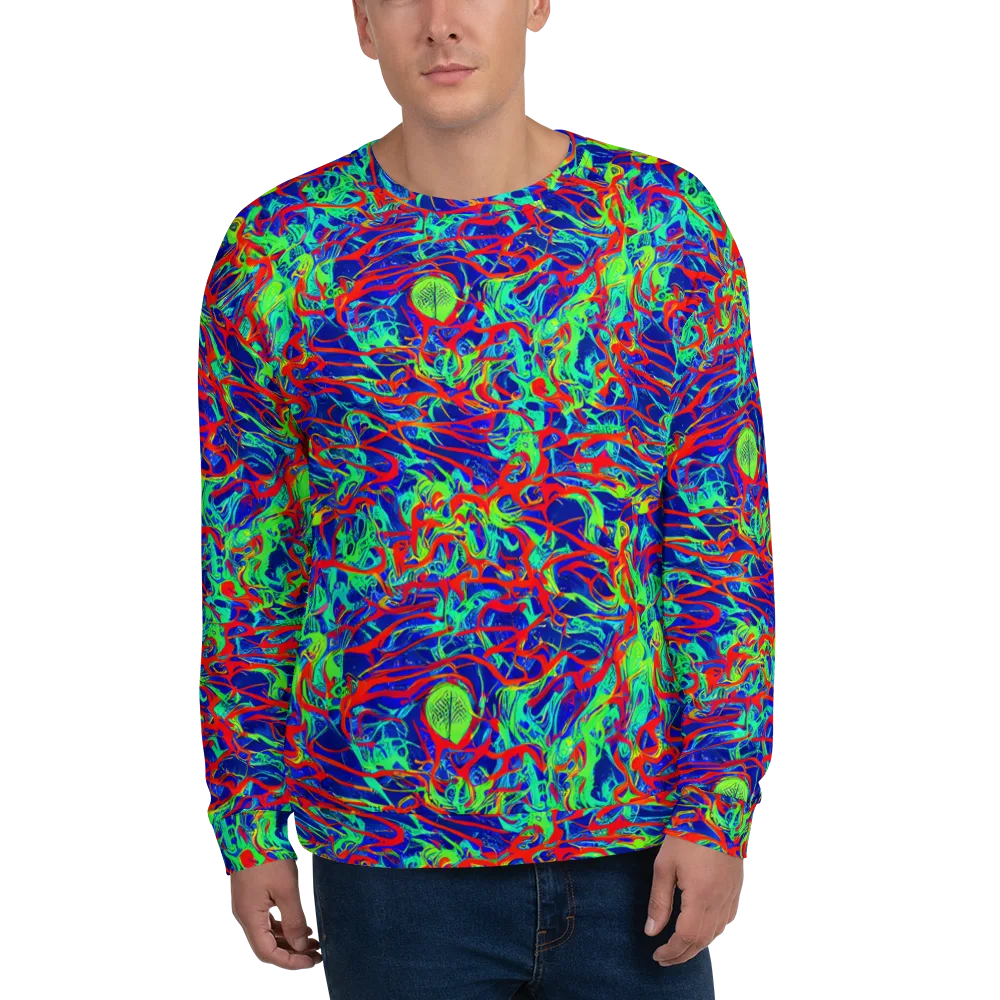 Sonic Fluorescence on Sweatshirt — Front