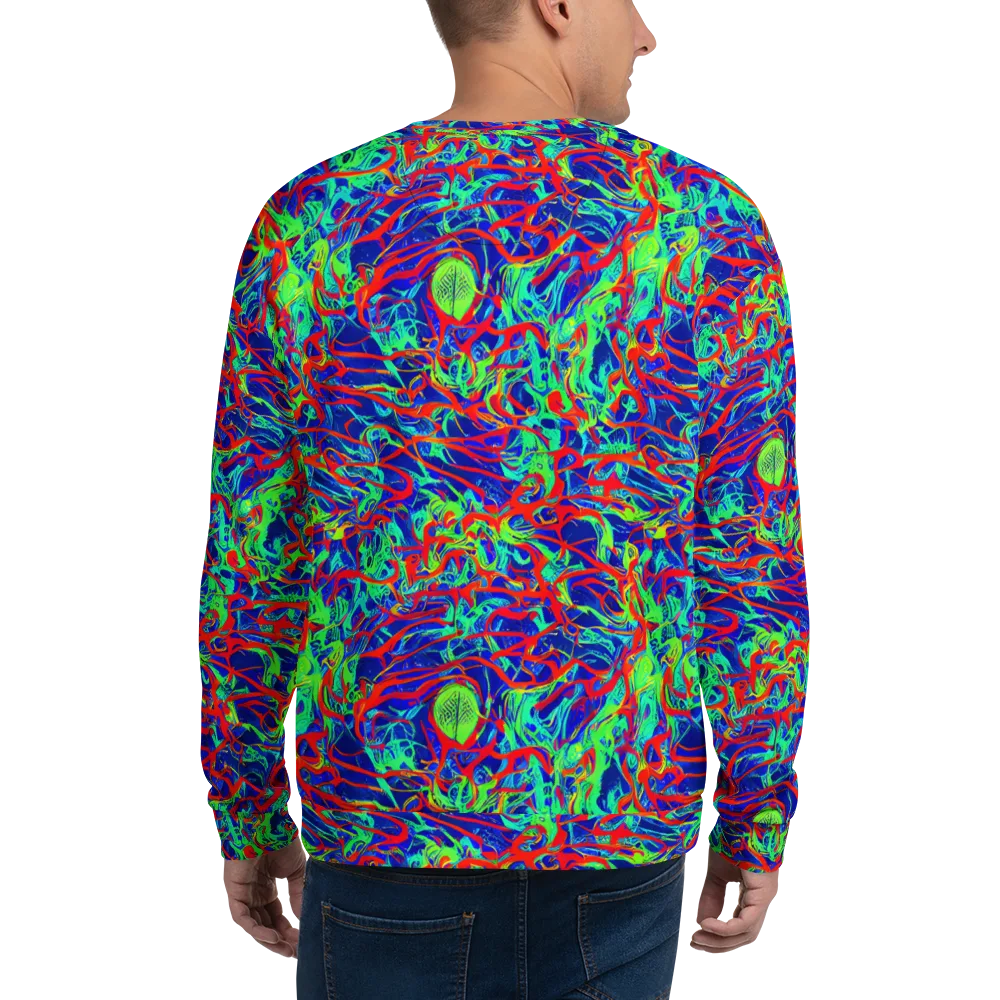 Sonic Fluorescence on Sweatshirt — Back