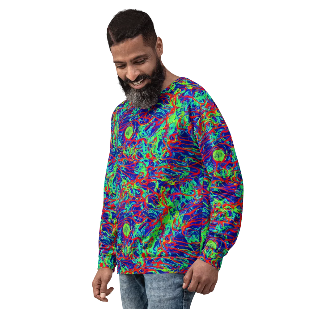 Sonic Fluorescence on Sweatshirt — Left Front